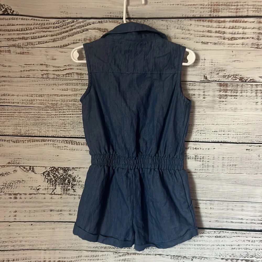 Girl denim romper from chillipop size 4t